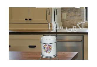 جا قاشقی سرامیکی اویز تکی متال هوم جا قاشقی سرامیکی اویز تکی متال هوم