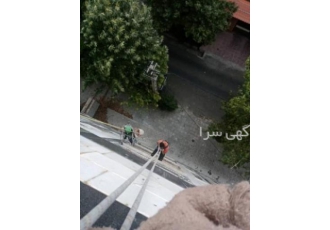 پیچ رولپلاک سنگ نما با طناب و بدون داربست پیچ رولپلاک سنگ نما با طناب و بدون داربست