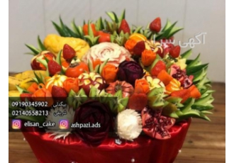 سفره آرایی و میوه آرایی شب یلدا برای عروس سفره آرایی و میوه آرایی شب