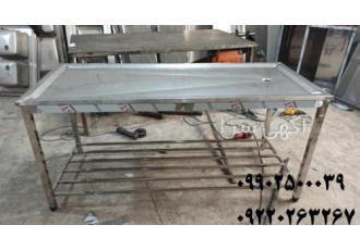 تخت استیل جراحی حیوانات تخت استیل جراحی حیوانات