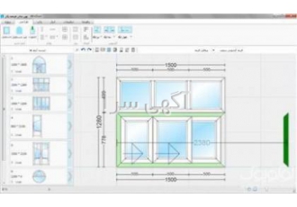 نرم افزار برش درب و پنجره دوجداره نرم افزار برش درب و پنجره دوجداره