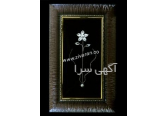 گل نقره در قاب : تابلو گل نقره ای زیوران گل نقره در قاب : تابلو گل نقره ای زیوران