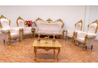 مبلمان سلطنتی ارزان قیمت در اصفهان فروش مبلمان پلیمری سلطنتی مدل گندم