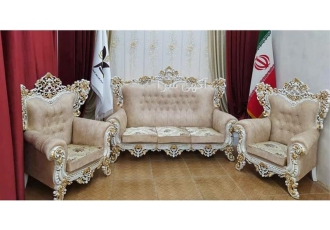 عرضه و فروش مبلمان سلطنتی شیک و ارزان در اصفهان فروش ویژه مبلمان پلیمری