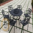 مبل باغی آلومینیومی و آتشدان مدل هخامنشی در تهران مبل باغی آلومینیومی