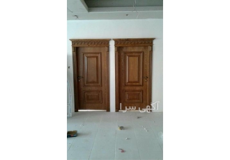 تولید درب چوبی ورودی لابی ضد سرقت تولید درب چوبی ورودی لابی ضد سرقت