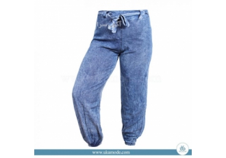 شلوار زنانه سند بادی طرح لی کمر گره ای و دمپا کش شلوار زنانه سند بادی طرح لی کمر گره ای و دمپا کش