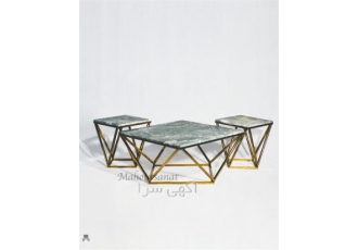 میز جلو مبلی میز عسلی مدرن فلزی مدل مالیبو