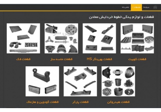 قطعات سنگ شکن لوازم یدکی سنگ شکن قطعات ضد سایش معادن