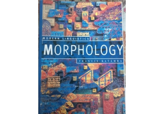 کتاب morphology اثر فرانسیس کاتامبا کتاب سالم فقط زیر نکات مهم خط کشیده