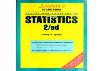 کتاب نظریه و مسائل آماری سری شومز به زبان اصلی کتاب نظریه و مسائل آماری