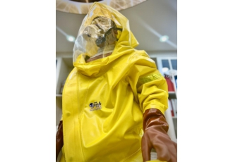 لباس ضد گاز پایش cbrn و هزمت