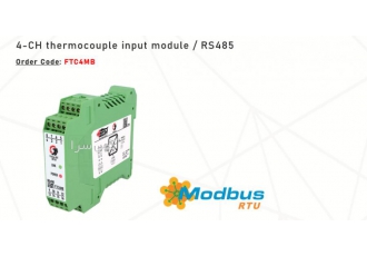 کارت ترموکوپل به مد باس ماژول ترموکوپل چهار کاناله با خروجی مدباس ساخت