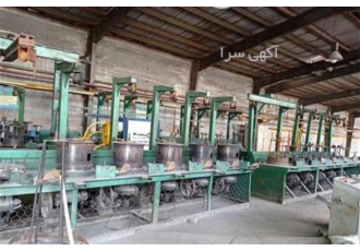 نصب خط تولید مفتول سیاه ، مسوار ، گالوانیزه نصب خط تولید مفتول سیاه ، مسوار ، گالوانیزه