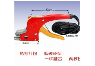 انبر برقی جهت استفاده در بسته بندی کالا با تسمه پلاستیکی بدون نیاز