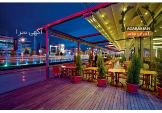 طراحی ساخت و نصب سایبان باران گیر بزرگ طراحی ساخت و نصب سایبان باران گیر بزرگ