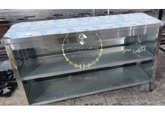 میز کار استیل صنعتی یک و نیم متری کارگاهی میز کار استیل صنعتی یک و نیم متری کارگاهی