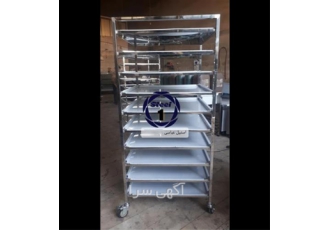 تولید و عرضه انواع ترولی استیل قنادی با بهترین کیفیت تولید و عرضه انواع ترولی استیل قنادی با بهترین کیفیت