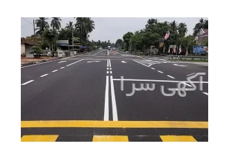 خط کشی خیابان . خط کشی عابر پیاده .ترسیم نقوش جاده .کف پوش اپوکسی خط کشی خیابان . خط کشی عابر پیاده .ترسیم نقوش جاده .کف پوش اپوکسی