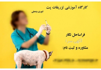 آموزش تزریقات و سرم تراپی در کلینیک دامپزشکی آموزش تزریقات و سرم تراپی در کلینیک دامپزشکی